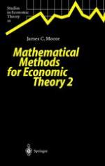 Mathematical Methods for Economic Theory 2
