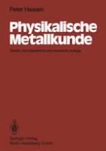 Physikalische Metallkunde