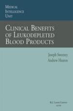 Clinical benefits of leukodepleted blood products