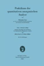 Praktikum der quantitativen anorganischen Analyse.