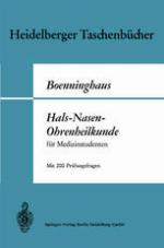 Hals-Nasen-Ohrenheilkunde : für Medizinstudenten