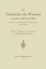 Die geschichte des wismuts zwischen 1400 und 1800 ein beitrag zur geschichte der technologie und der kultur,