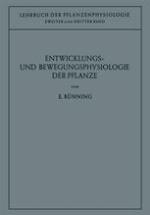 Entwicklungs- und Bewegungphysiologie der Pflanze