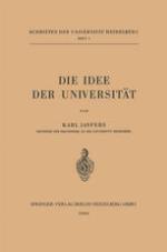Die Idee der Universität
