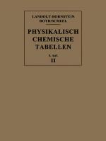 Landolt-Börnstein : Physikalisch-chemische Tabellen II, Teil b