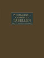 Landolt-Börnstein : Physikalisch-chemische Tabellen, Ergänzungsband 1, Teil a