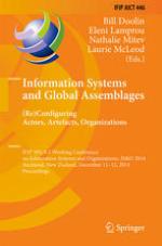 Information systems and global assemblages : (re)configuring actors, artefacts, organizations : proceedings : IFIP WG 8.2 Working Conference on Information Systems and Organizations, IS & O 2014, Auckland, New Zealand, December 11-12, 2014 proceedings