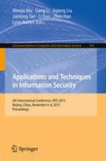 Applications and Techniques in Information Security 6th International Conference, ATIS 2015, Beijing, China, November 4-6, 2015, Proceedings