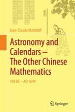 Astronomy and calendars - the other Chinese mathematics 104 BC - AD 1644