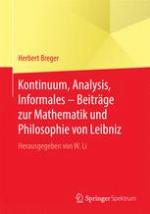 Kontinuum, Analysis, Informales - Beiträge zur Mathematik und Philosophie von Leibniz