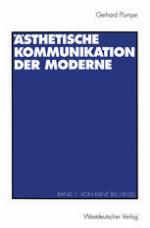 Ästhetische Kommunikation der Moderne : Band 1: Von Kant bis Hegel