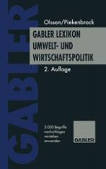Gabler Lexikon Umwelt- und Wirtschaftspolitik