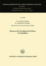 Beitrag zu den Grundlagen des Walzens in Streckkalibern