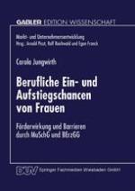 Berufliche Ein- und Aufstiegschancen von Frauen : Förderwirkung und Barrieren durch MuSchG und BErzGG