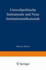 Umweltpolitische Instrumente und Neue Institutionenökonomik