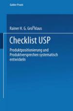 Checklist USP -- Produktpositionierung und Produktversprechen systematisch entwickeln