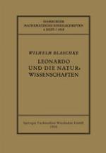 Leonardo und Die Naturwissenschaften : Rede, Gehalten Am 10. November 1927, Zum Antritt des Rektoramts an der Universität Hamburg.