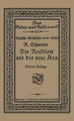 Die Reaktion und die neue ♯ra : Skizzen zur Entwickelungsgeschichte der deutschen Einheit