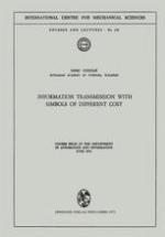 Information Transmission with Symbols of Different Cost : Course Held at the Department of Automation and Information, June 1972.