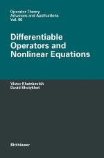 Differentiable Operators And Nonlinear Equations