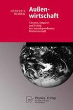 Außenwirtschaft Theorie, Empirie und Politik der interdependenten Weltwirtschaft ; mit 34 Tabellen