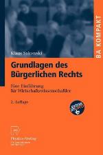 Grundlagen Des Burgerlichen Rechts