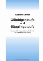 Gläubigentaufe und Säuglingstaufe