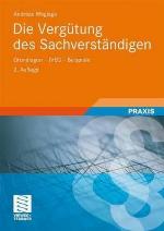 Die Vergutung Des Sachverstandigen