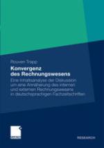 Konvergenz des Rechnungswesens : Eine Inhaltsanalyse der Diskussion um eine Annäherung des internen und externen Rechnungswesens in deutschsprachigen Fachzeitschriften.