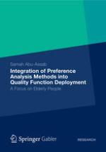 Integration of Preference Analysis Methods into Quality Function Deployment A Focus on Elderly People