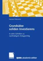 Grundsatze Soliden Investierens