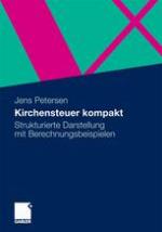 Kirchensteuer kompakt: Strukturierte Darstellung mit Berechnungsbeispielen.