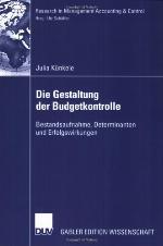 Die Gestaltung Der Budgetkontrolle