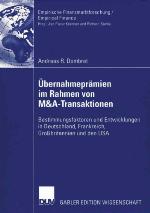 Ubernahmepramien Im Rahmen Von M&amp;A-Transaktionen