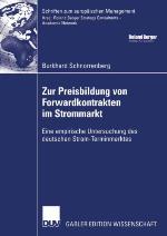 Zur Preisbildung Von Forwardkontrakten Im Strommarkt