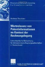 Wertrelevanz Von Patentinformationen Im Kontext Der Rechnungslegung