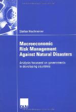 Macroeconomic Risk Management Against Natural Disasters