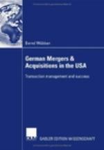 German Mergers &amp; Acquisitions In The Usa