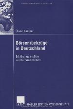 Borsenruckzuge in Deutschland