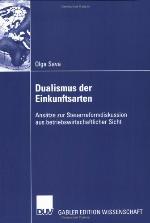 Dualismus Der Einkunftsarten