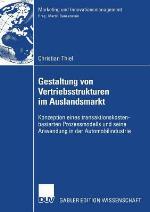 Gestaltung Von Vertriebsstrukturen Im Auslandsmarkt