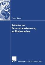Kriterien Zur Ressourcensteuerung an Hochschulen