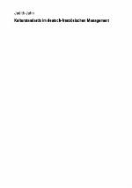 Kulturstandards im deutsch-franz̦sischen Management.