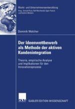 Der Ideenwettbewerb als Methode der aktiven Kundenintegration.
