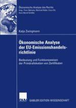 Ökonomische Analyse der EU-Emissionshandelsrichtlinie : Bedeutung und Funktionsweisen der Primärallokation von Zertifikaten