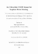 An Ultra-thin CMOS Sensor for In-plane Stress Sensing