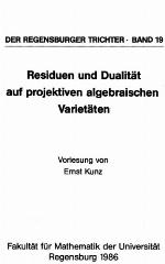 Residuen und Dualität auf projektiven algebraischen Varietäten