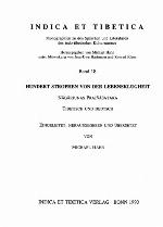 Hundert Strophen von der Lebensklugheit Nāgarjunas Prajñāśatka, Tibetisch und Deutsch