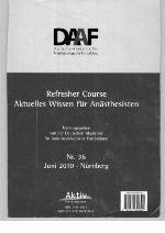 Refresher course / Nr. 36. 19. - 22. Juni 2010, Nürnberg