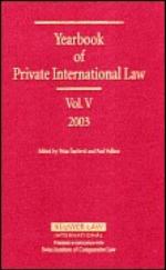 Yearbook of Private International Law